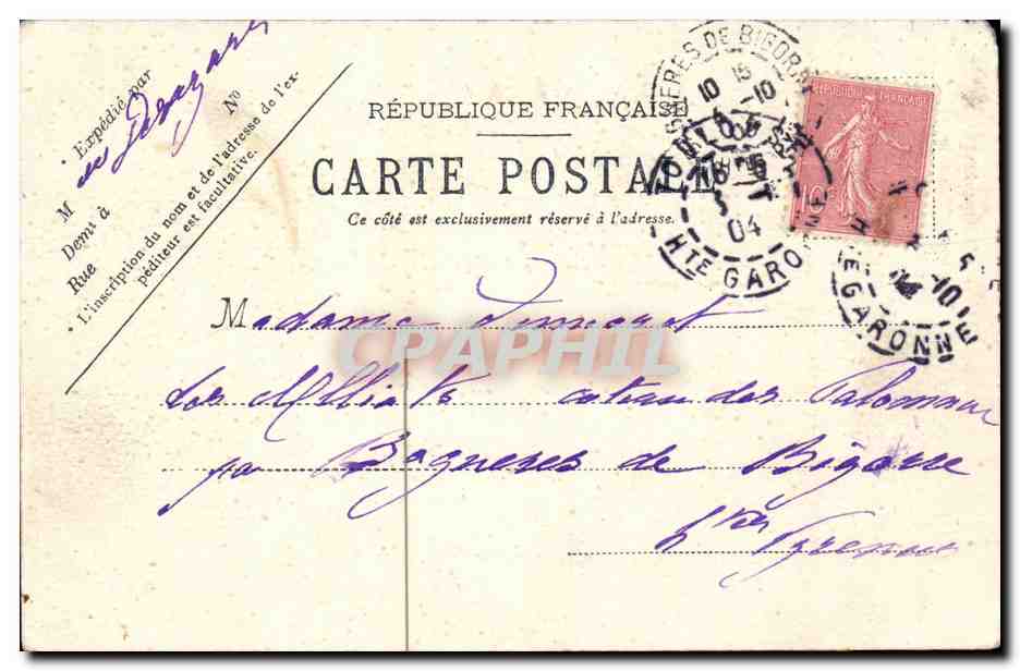 Toulouse — Vue sur le Pont St-Pierre — I.S.L. N° 41 — Rückseite