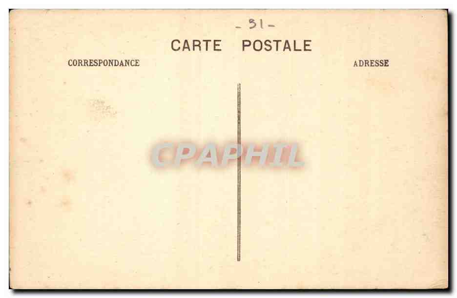 Toulouse CPA Sous bois du jardin des plantes — Verso