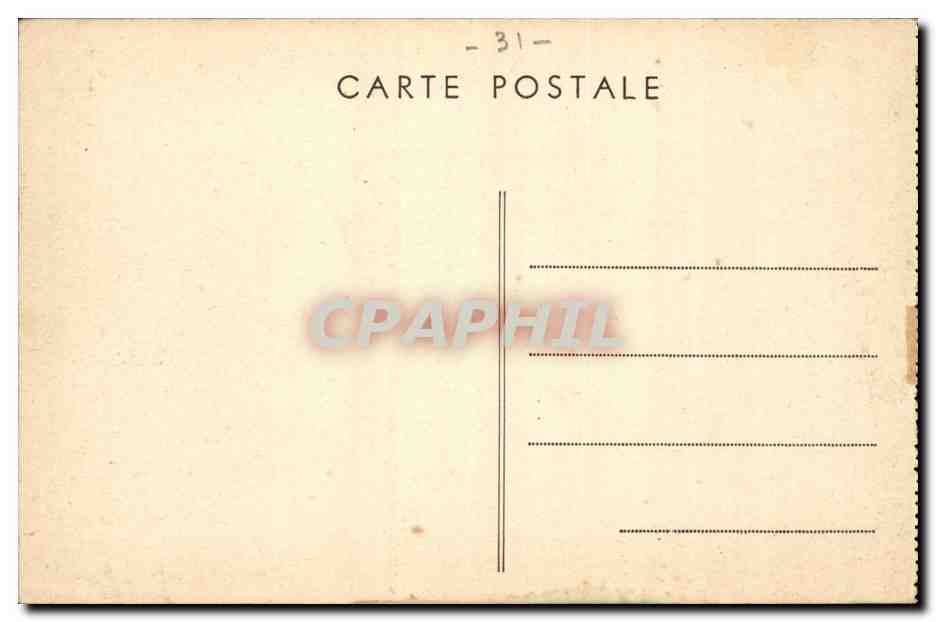 Toulouse - Entrée du Jardin du Grand-Rond — Combier Imp. Macon — Verso