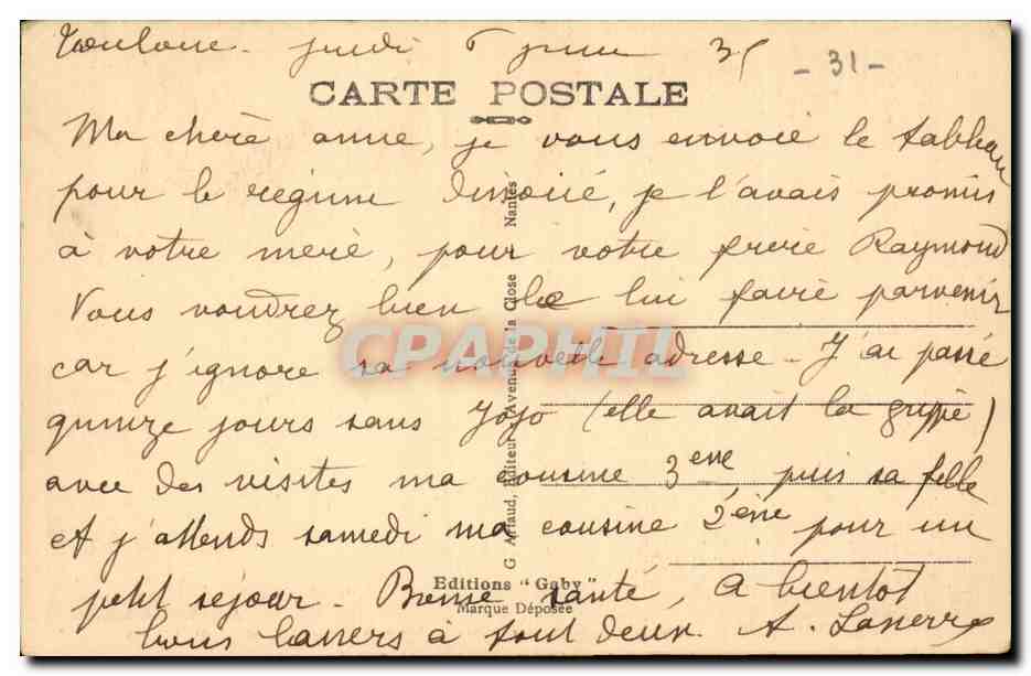 Toulouse — Les bords de la Garonne. Au fond le Dôme de l'Hospice St-Joseph de la Grave — Saby, n°139 — Reverso