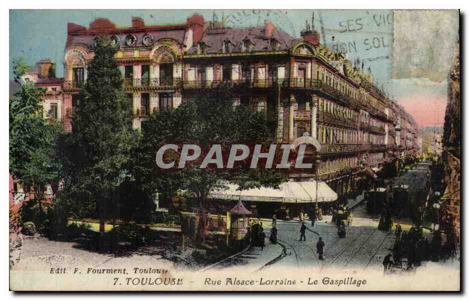 Rue Alsace-Lorraine - Le Gaspillage — Toulouse — Edit. F. Fourment