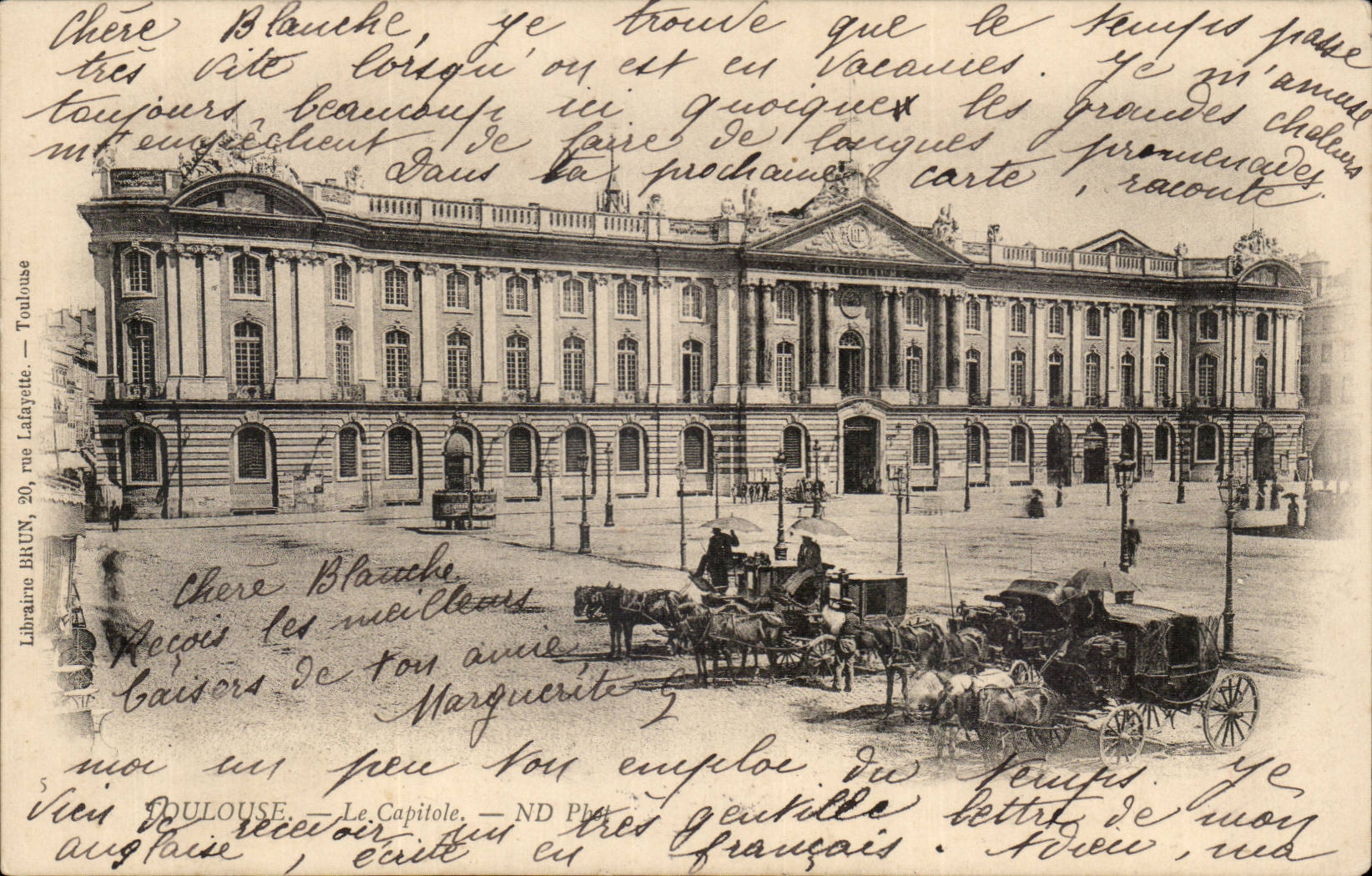 Le Capitole — Toulouse — Librairie BHUN, 20, rue Lafayette