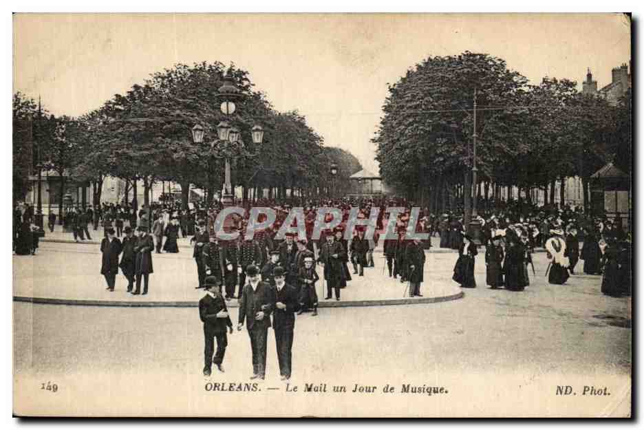 Orleans CPA Le mail un jour de musique