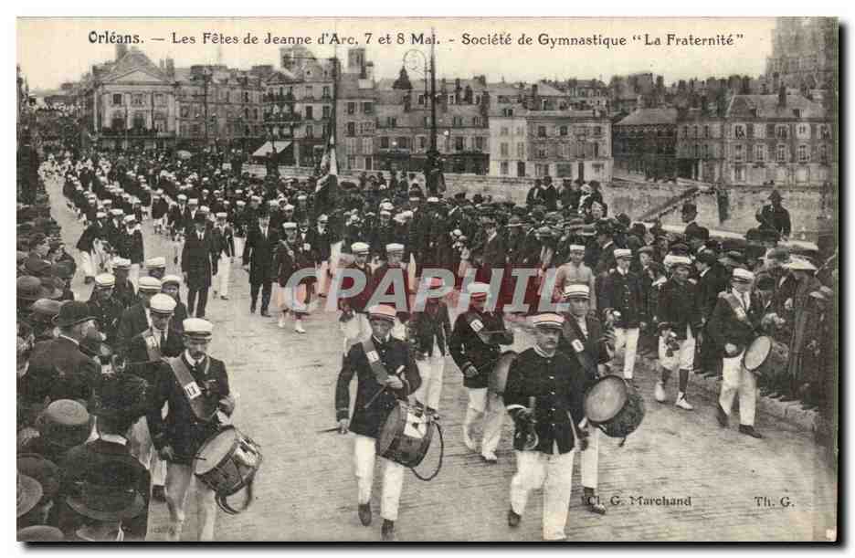 Orleans CPA Les fetes de Jeanne d'arc 7 et 8 mai Societe de Gymnastique La Fraternite (sport)