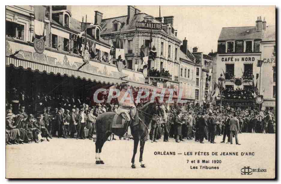 Orleans CPA Les fetes de Jeanne d'arc 7 et 8 mai 1920 Les tribunes
