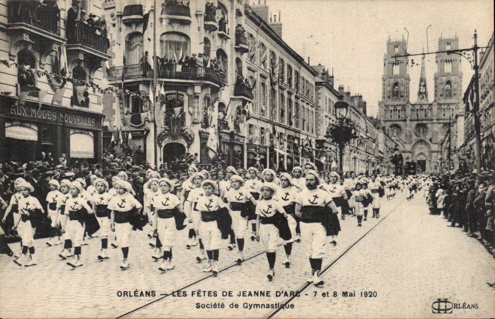 Orleans CPA Les fetes de Jeanne d'arc 7 et 8 mai 1920 Societe de Gymnastique (sports)