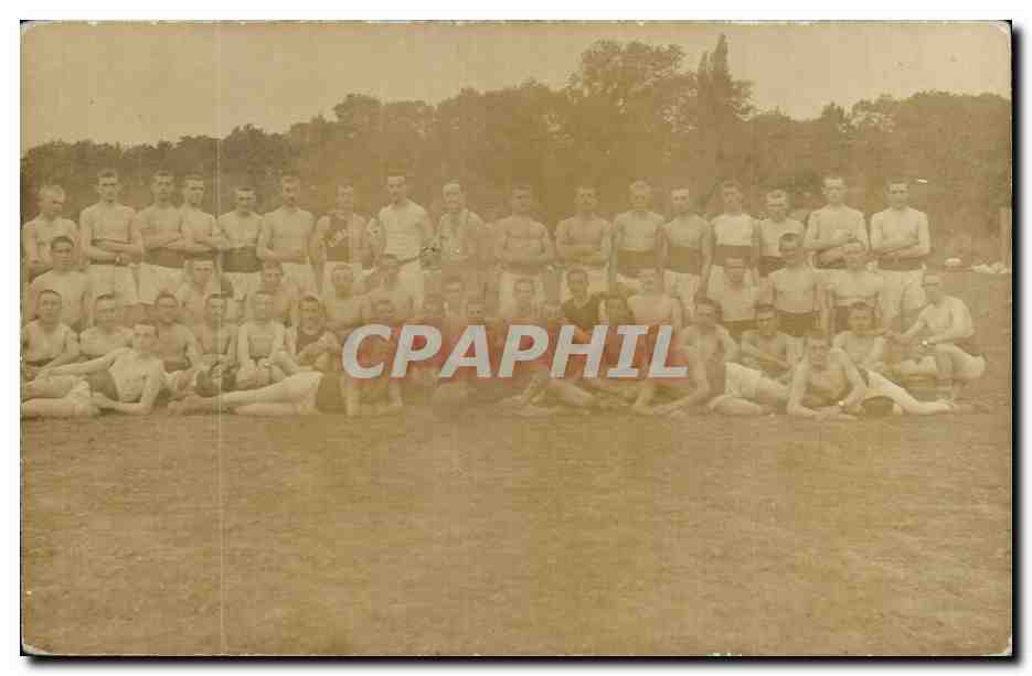 CARTE PHOTO Hommes en maillot Football ELIMS (Soccer sport) TOP