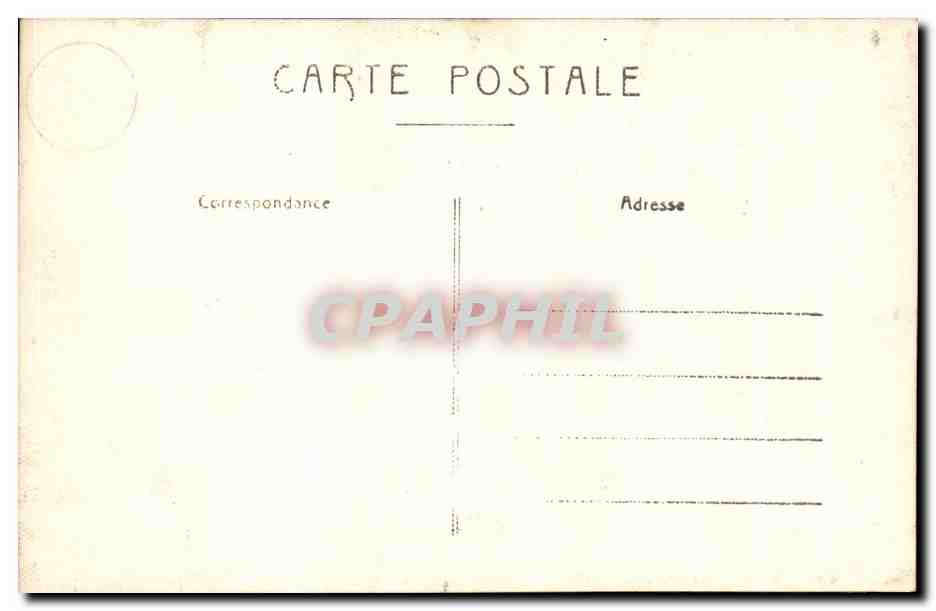 CARTE PHOTO Jeune fille — Rückseite