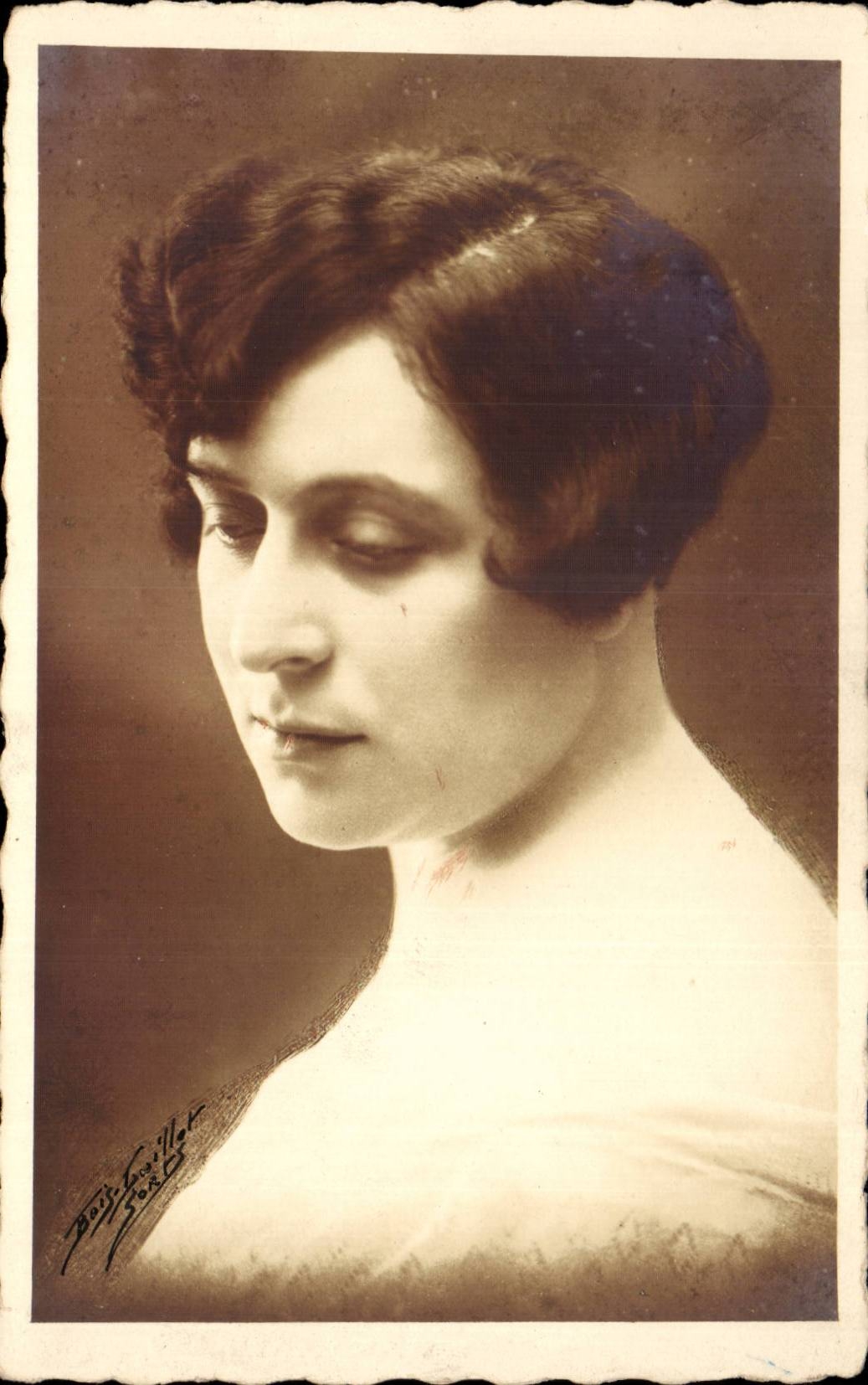 CARTE PHOTO Fantaisie Femme