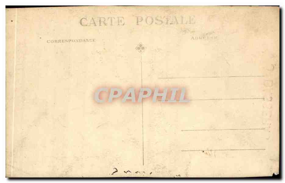 CARTE PHOTO Enfants et poussette — Rückseite