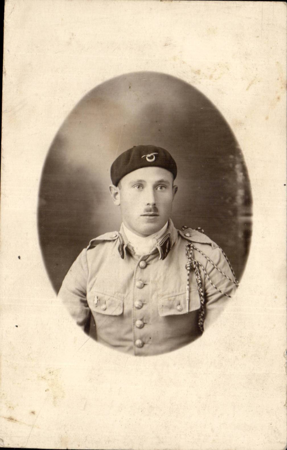 CARTE PHOTO Militaire CRoissant (armee d'Orient ?) militaria