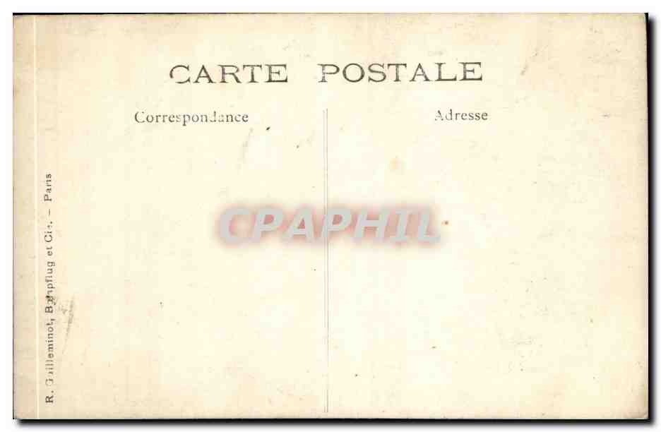 CARTE PHOTO Paris Photo de classe Etudiants — Rückseite