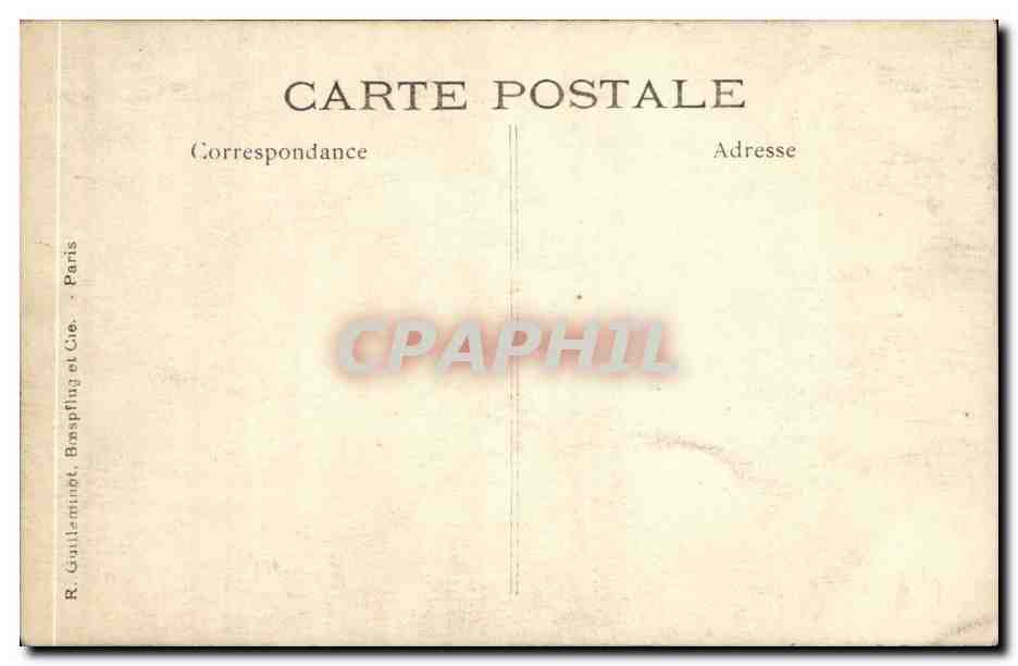 CARTE PHOTO Paris Photo de classe Etudiants — Rückseite