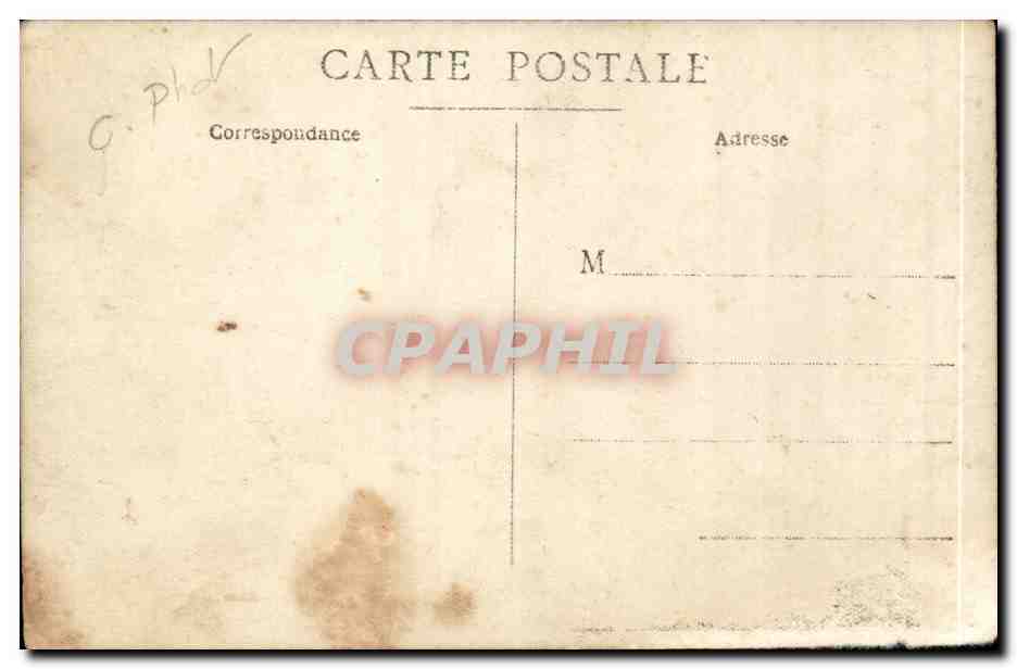 CARTE PHOTO Militaires a table Militaria  — Rückseite