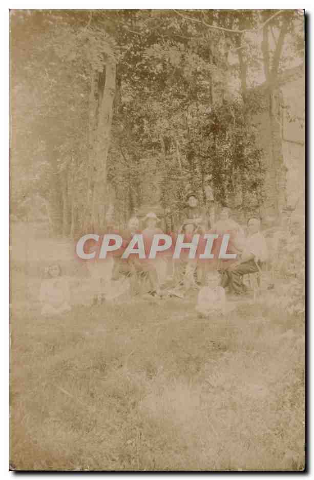 CARTE PHOTO Les beaux jours sont passes