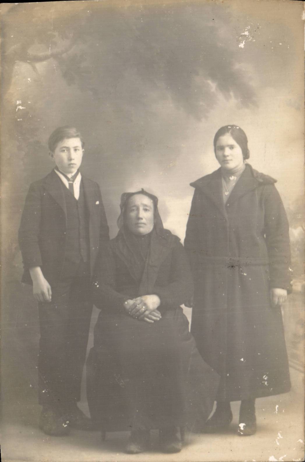 CARTE PHOTO Famille et enfants
