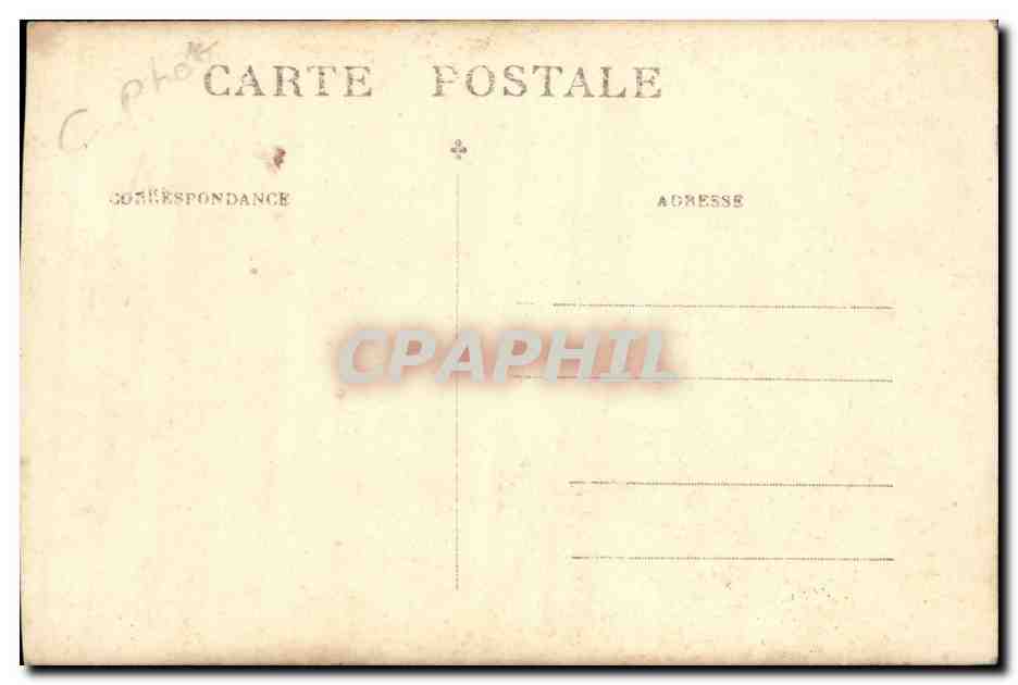 CARTE PHOTO Famille et enfants — Rückseite