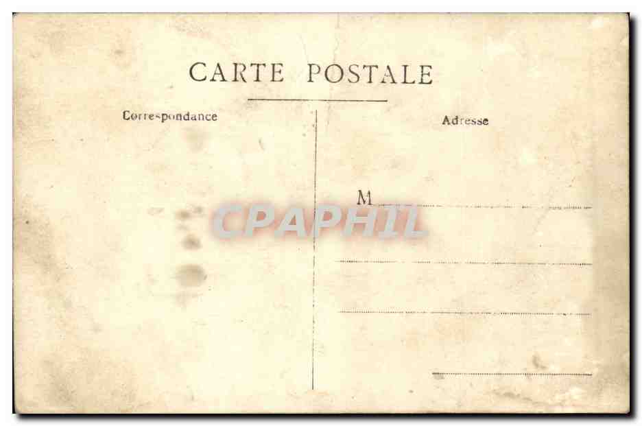 CARTE PHOTO ecoliers et hommes d'eglise — Rückseite