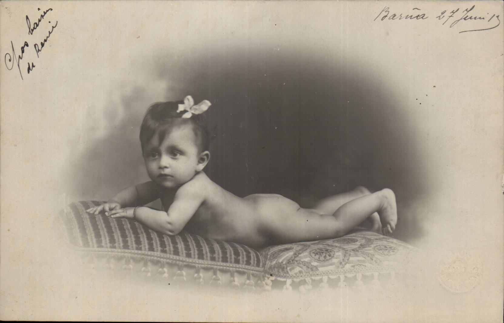 CARTE PHOTO Enfant bebe