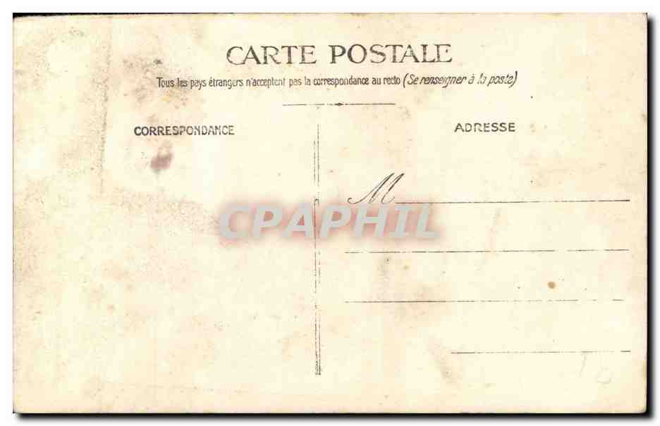 CARTE PHOTO mme (folklore costume fantaisei) — Rückseite