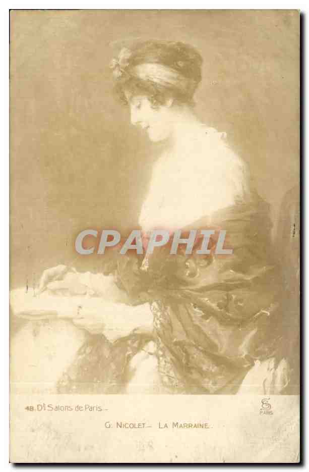 CPA G Nicolet La marraine 
