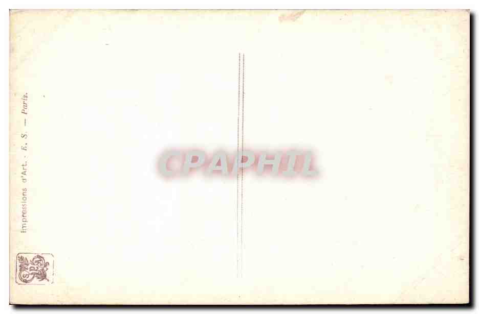 CPA G Nicolet La marraine  — Verso