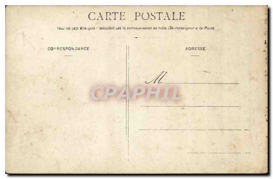 CARTE PHOTO Couple et enfant (folklore costume) — Rückseite
