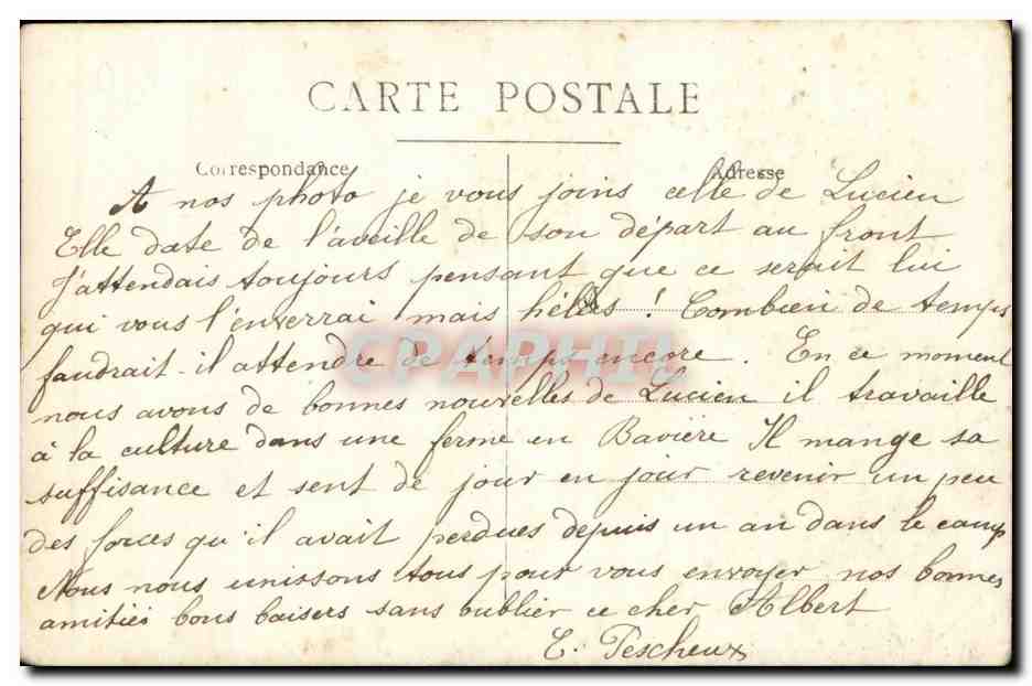 Soldat en uniforme — portrait studio — éditeur non visible — Reverso