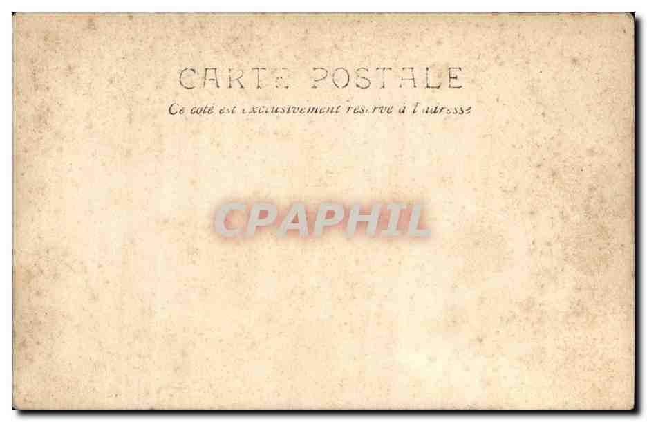 CARTE PHOTO Mecaniciens Moteur Peugeot (metiers automobile voiture) TOP — Rückseite