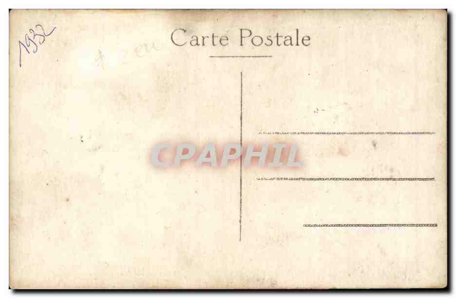 CARTE PHOTO Militaria Regiment de Genie — Verso