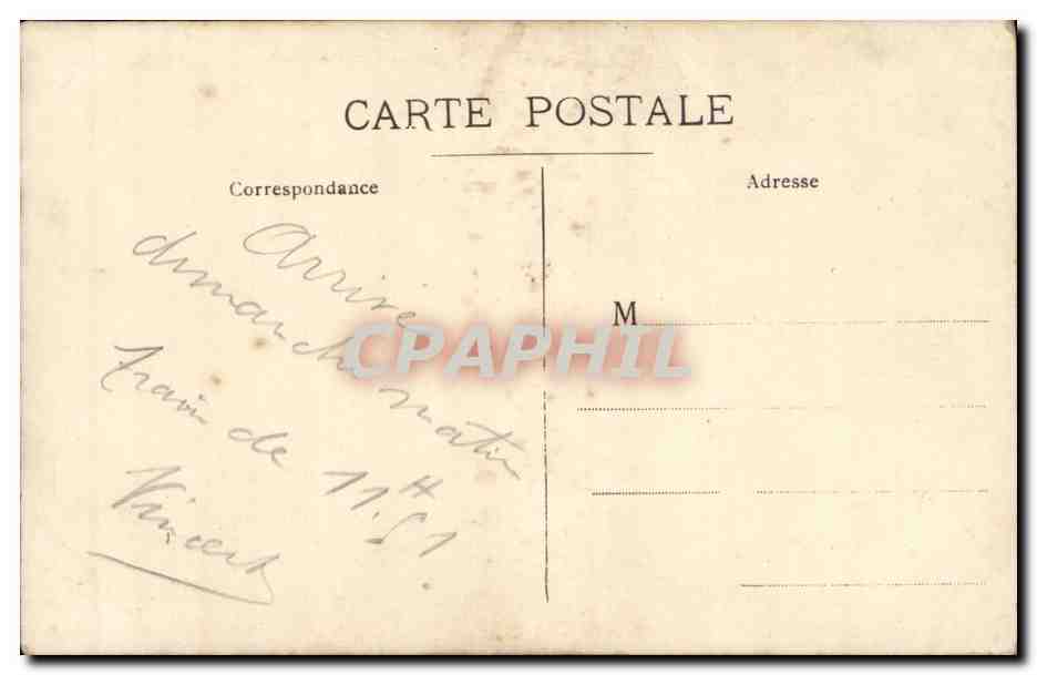 CARTE PHOTO Hommes (folklore costumes) — Verso
