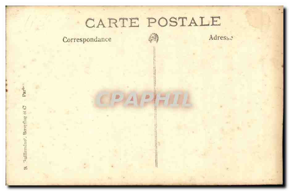 CARTE PHOTO Militaire (folklore costume)  — Rückseite