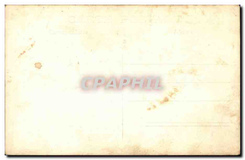 CARTE PHOTO Militaire (folklore costume)  — Rückseite