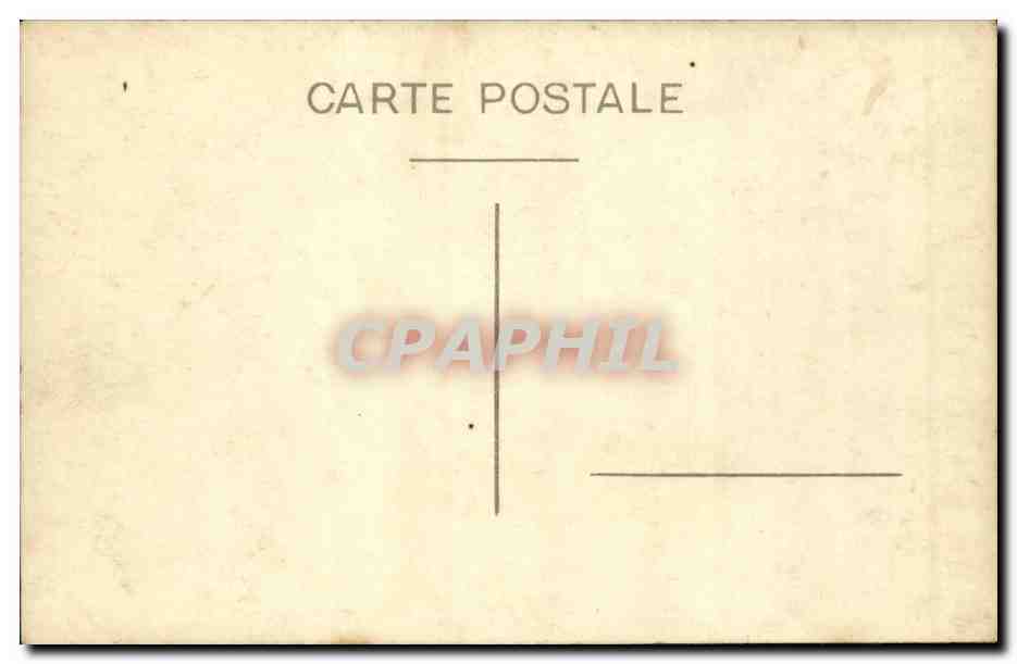 CARTE PHOTO Militaria Regiment — Verso