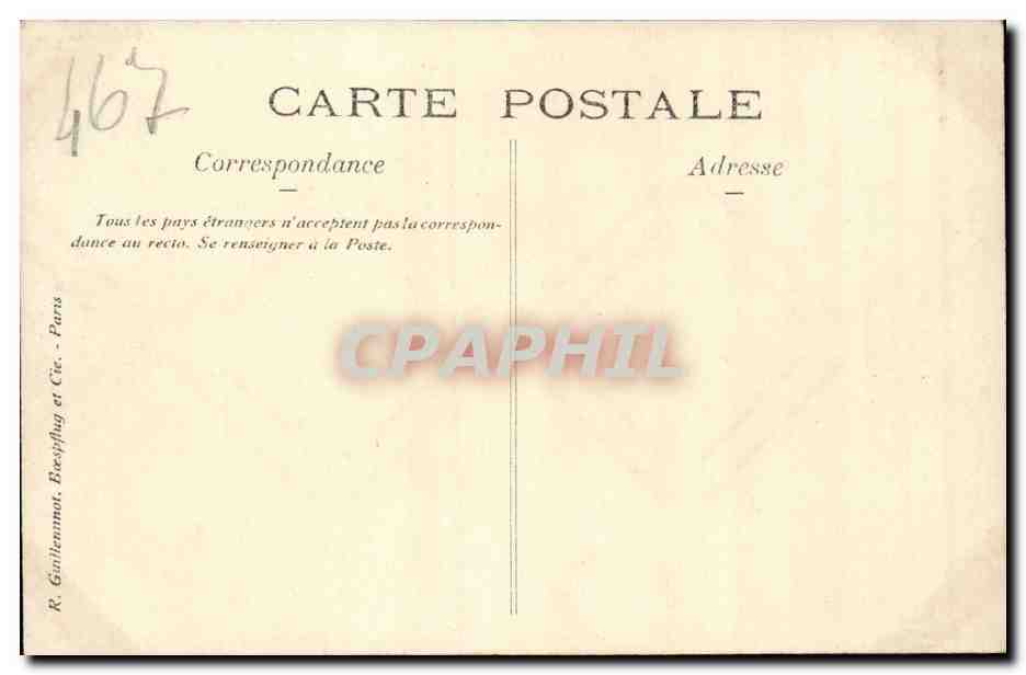 CARTE PHOTO Portrait de famille (folklore costume) — Verso