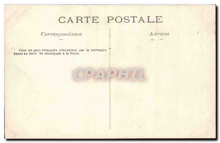 CARTE PHOTO Portrait de famille (folklore costume) — Verso