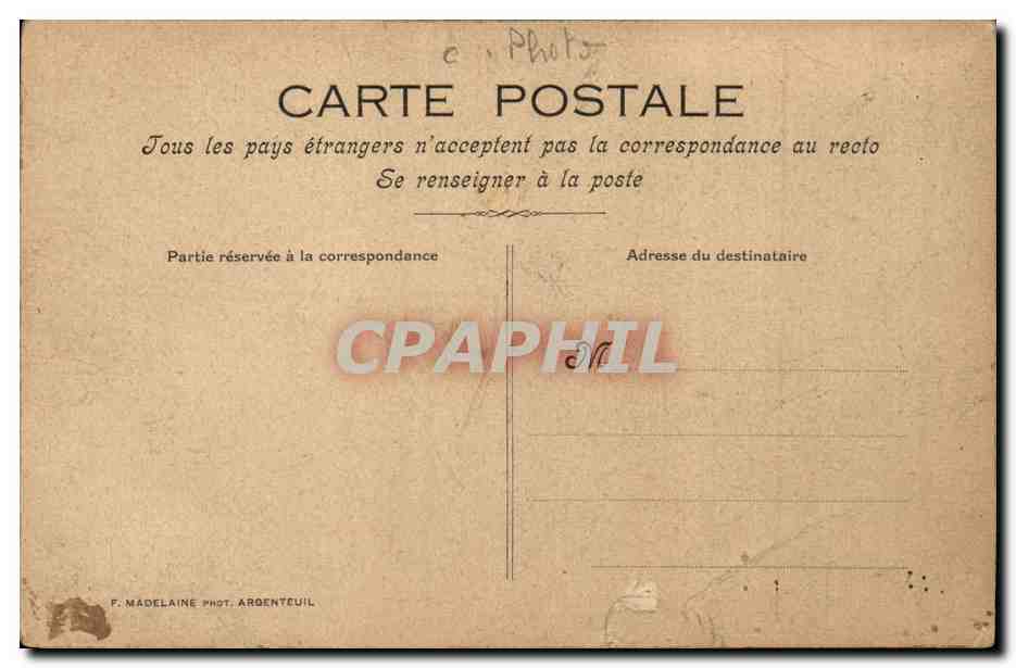 CARTE PHOTO Enfant et femme — Rückseite