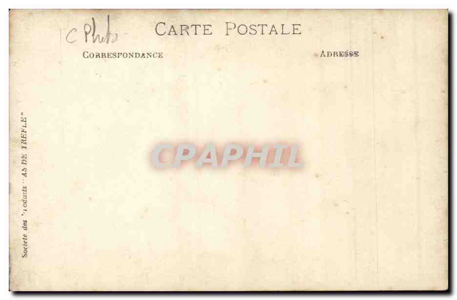 CARTE PHOTO Enfant — Verso