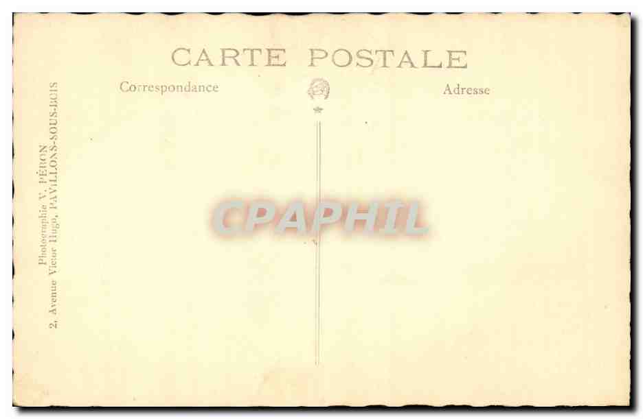 CARTE PHOTO Bebe enfant — Rückseite