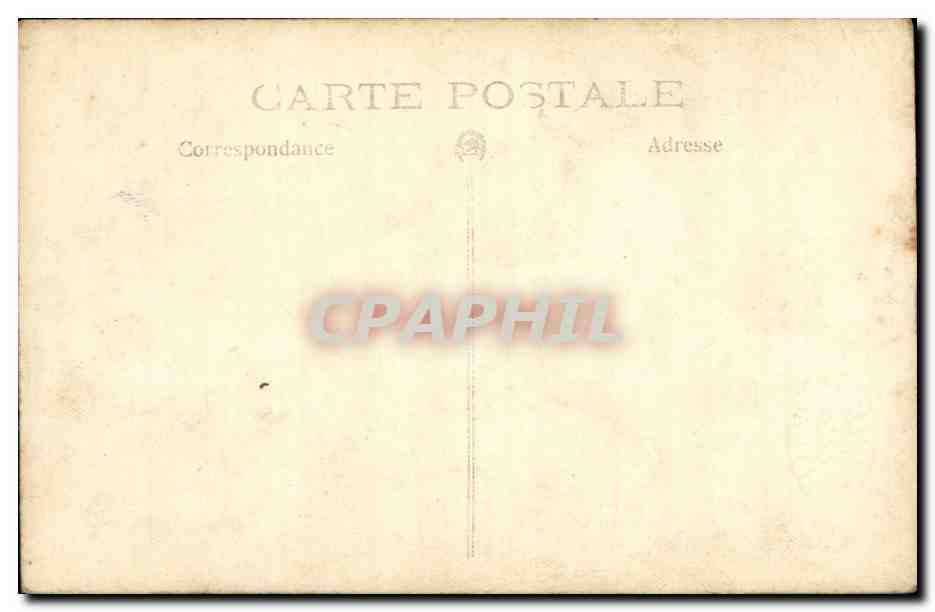 CARTE PHOTO Couple (cotume folklore chasseur alpin) — Rückseite