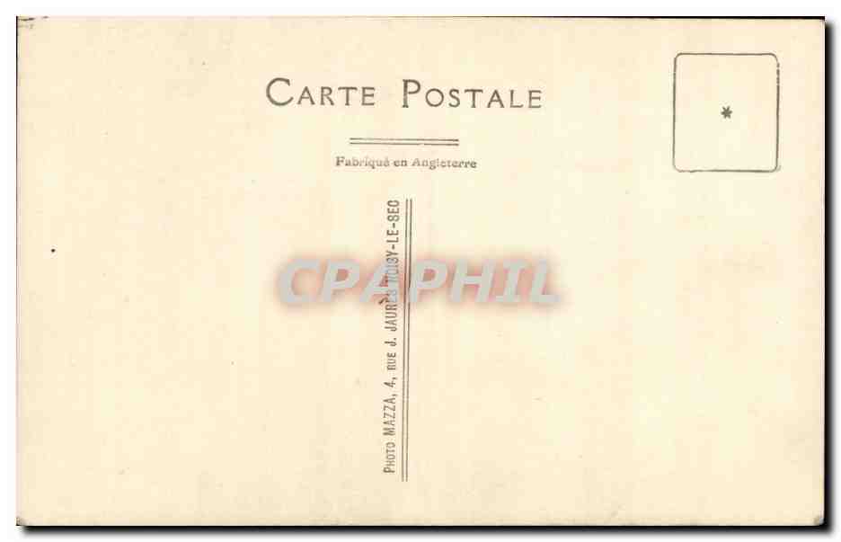 CARTE PHOTO Enfant (fantaisie) — Rückseite