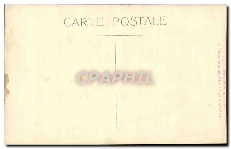CARTE PHOTO Enfant bebe — Rückseite