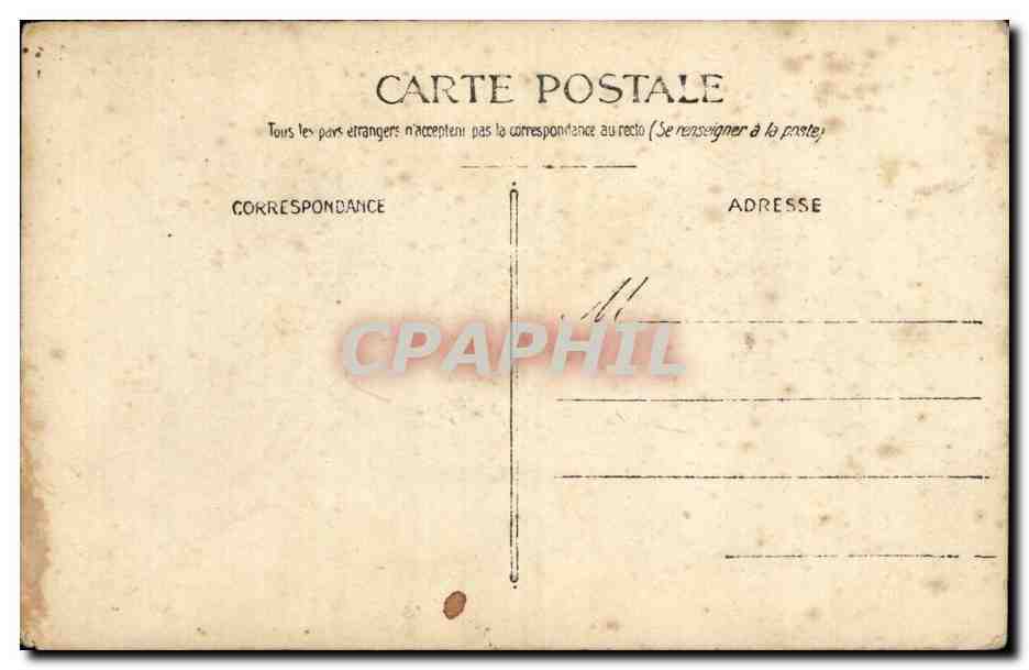 CARTE PHOTO Femme et enfants — Rückseite