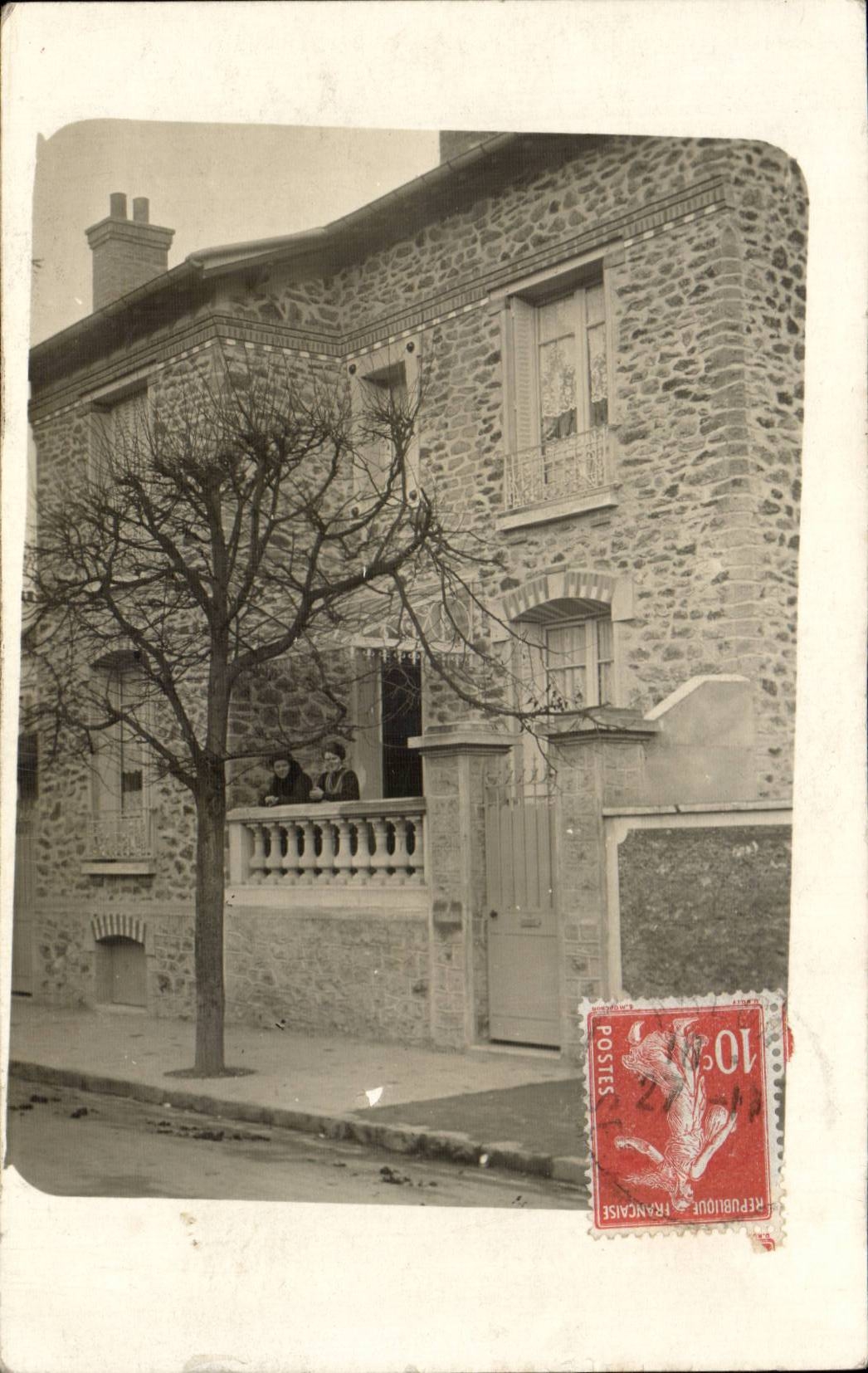 CARTE PHOTO Maison (Lestang Boulogne)