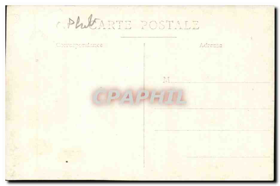 CARTE PHOTO Vieil homme (folklore costume) — Rückseite