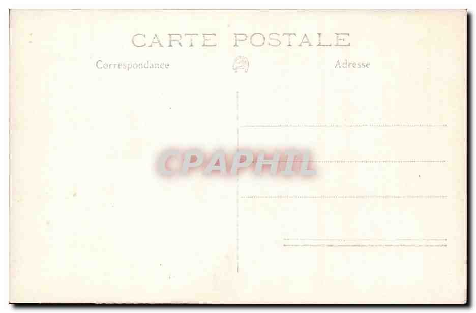 CARTE PHOTO Enfants et ane (donkey mule) — Rückseite