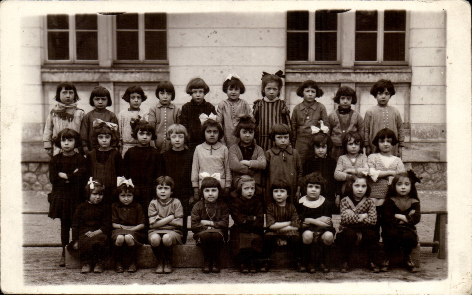 CARTE PHOTO Ecole Enfants Classe