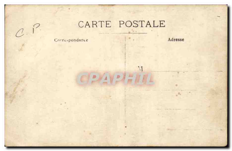 Famille ou groupe familial — jardin — éditeur inconnu — Verso
