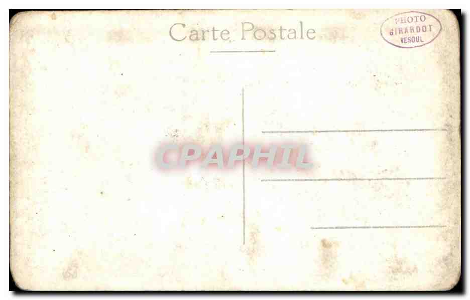 Groupe de soldats — France — Photo Girardot Vesoul — Verso
