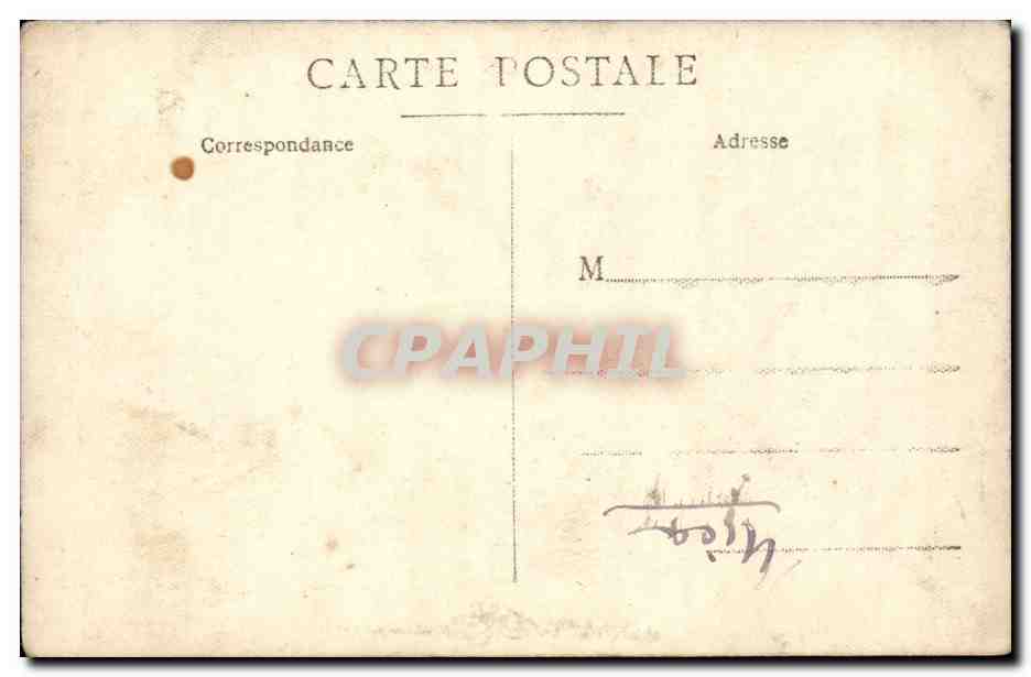 Atelier de mécanique — travailleurs autour d'un moteur — éditeur non identifié — Verso